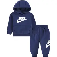 Nike Juoksupuku 'Club Fleece' laivastonsininen / valkoinen