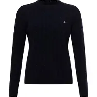 Gant for woman. 4805315 Eights navy jumper (XL), Casual, Wool