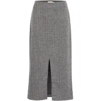 Ichi Ihkate Jacquard Long Sk - Grey - XXL