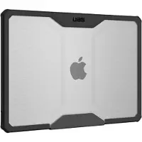 Uag Plyo -suojus MacBook Air 13" M2/M3:lle - jäänharmaa/musta