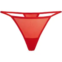 TEYLI Stringit 'Paski' tulenpunainen