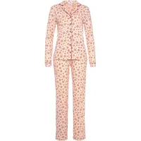 LASCANA Pyjama 'Xmas' pastellinpinkki