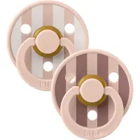 BIBS Studio Colour Block Tutti 2-pack Lateksi Koko 1, Blush Mix