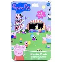 Pipsa Possu puinen 48p palapeli peltirasiassa