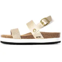 Bayton Remmisandaalit 'Almeria' beige / kulta