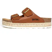 Bayton Pistokkaat 'Alcee' beige / ruskea / okra / musta