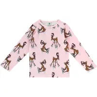 Smafolk Poro Pitkähihainen T-paita Icy Pink 3-4 Y Vaaleanpunainen 3-4 vuotta Tytöt