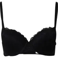 Lindex Akleja Balconette-Bh Med Blonder - Black - 70 B