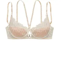 LASCANA Rintaliivi beige / valkoinen