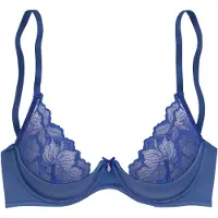 LASCANA Rintaliivi 'Banana bra' sininen