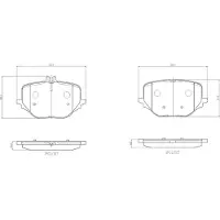 Brembo Jarrupalasarja (4kpl), levyjarru P 50 170