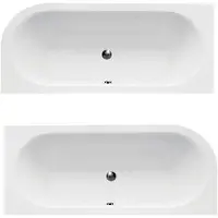 Besco Kylpyamme Avita Slim, 180x80 cm, oikea