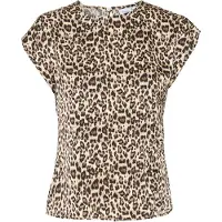 Saint tropez Zovisz Ss Blouse - Beige - M