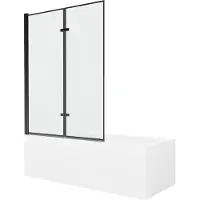 Mexen Cubik kylpyamme viimeistelyllä ja lasiseinällä, 150x70 cm + 120 cm (II)