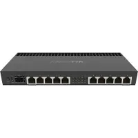 Mikrotik – RB4011IGS+RM 10-porttinen reititin, Gigabit, 1x SFP+, PoE, musta