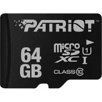Patriot PSF64GMDC10 memory card 64 GB MicroSDXC UHS-I Class 10
