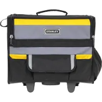Stanley Softbag-työkalulaukku pyörillä - 1-97-515 - 46 cm - Musta, harmaa ja keltainen - Kestävää materiaalia