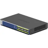 Netgear GS516PP, Hallitsematon, Gigabit Ethernet (10/100/1000), Täysin kaksipuolinen, Power over Ethernet -tuki, Telineasennus