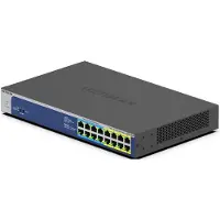 Netgear GS516UP, Hallitsematon, Gigabit Ethernet (10/100/1000), Täysin kaksipuolinen, Power over Ethernet -tuki, Telineasennus
