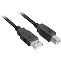 Sharkoon - USB cable - USB Type B to USB - 3 cm