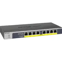 Netgear GS108PP, 8-porttinen Gigabit Ethernet PoE+ hallitsematon kytkin, 123W
