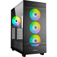 Sharkoon REBEL C50 RGB ATX, Full Tower, PC, Musta, ATX, mikro ATX, Mini-ITX, Metalli, Karkaistu lasi, Multi (4044951038244)