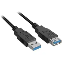 Sharkoon - USB extension cable - USB Type A to USB Type A - 3 m