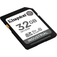 Kingston 32GB Industrial, SDHC -muistikortti, TLC pSLC, UHS-I V30 U3 A1