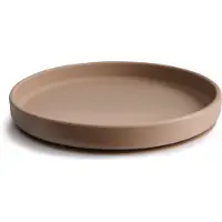 Mushie Classic silikoninen imukuppi, BPA-vapaa, liukumaton muotoilu (luonnollinen)