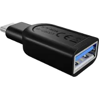 Icy Box USB-adapteri - RaidSonic - IB-CB003 - USB Type A (N) USB-C (M) - Musta - USB-teknologia