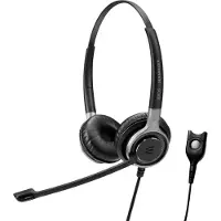 Sennheiser EPOS I IMPACT SC 660 - Kuulokkeet - på øret - kabling - Easy Disconnect - sort med sølv