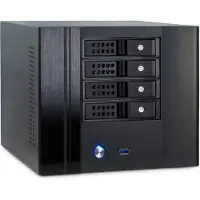 Inter-Tech SC-4004, Small Form Factor (SFF), PC, Musta, Mini-ITX, Terästä, Toiminta/Seikkailu, HDD, Teho (88887186)
