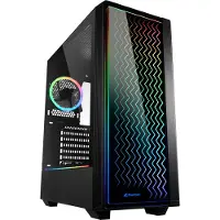 Sharkoon RGB LIT 200 -miditornikotelo ikkunalla, musta