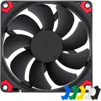 Noctua NF-A9X14 HS-PWM CH.BK.S, Tuuletin, 9,2 cm, 600 RPM, 2500 RPM, 57,5 m³/h, Musta