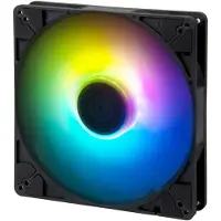 Silverstone Air Penetrator 184i ARGB, 180mm PWM-laitetuuletin, musta/läpikuultava