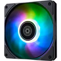 Silverstone Air Slimmer 120 ARGB, 120mm PWM-laitetuuletin, musta/läpikuultava