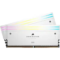 Corsair 48GB (2 x 24GB) Dominator Titanium, DDR5 6000MHz, CL30, 1.40V, valkoinen