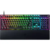 Razer Huntsman V3 Pro, Langallinen, USB, Optinen näppäinkytkin, QWERTY, RGB LED, Valkoinen