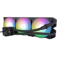 Alphacool Eisbaer Pro Aurora 420 CPU AIO -vesijäähdytysjärjestelmä prosessorille, musta