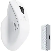 Keychron M6 4K Ergonominen Langaton Hiiri - Valkoinen