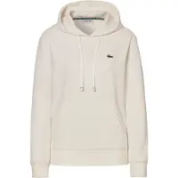 Lacoste Relaxed Fit Piqué Hoodie - White - 40