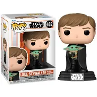 Funko POP! Mandalorialainen Tähtien Sota Luke Skywalker Ja Grogu -figuuri 9 Cm