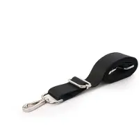 Ceannis Shoulder Strap in Black Webbing (Silver) Black