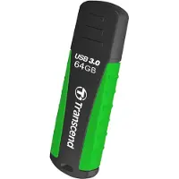 Transcend JetFlash 810 USB 3.1 Gen 1 64 Gt -muistitikku, vihreä