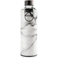 EQUA Mismatch juomapullo 750ml Stone, keinonahkainen suojus