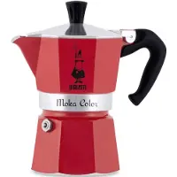 Bialetti Moka Express, Mokkapannu, Punainen, Alumiini, 3 kuppia, CE, 1 kpl (0004942)