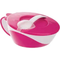 Canpol Babies Kulho lusikalla CANPOL Cow 350ml 31/406, pinkki