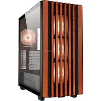 Sharkoon REBEL C70G RGB, Full Tower, PC, Musta, Puu, ATX, mikro ATX, Mini-ITX, Metalli, Karkaistu lasi, Multi (4044951040193)