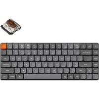 Keychron K3 Max Wireless QMK/VIA RGB Hot Swap 75 % -mekaaninen näppäimistö, Gateron Brown -kytkimet