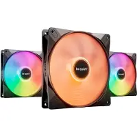 be quiet! LIGHT WINGS LX 140mm PWM 3-Pack Black, Tuuletin, 14 cm, 1200 RPM, 95 m³/h, Musta (BL127)